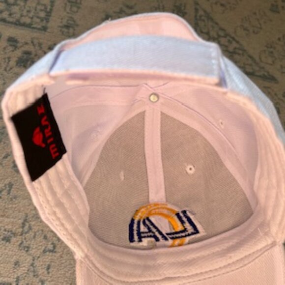 🧡3/15 Mirae LA Rams White Hat Cap Adjustable - Picture 5 of 7